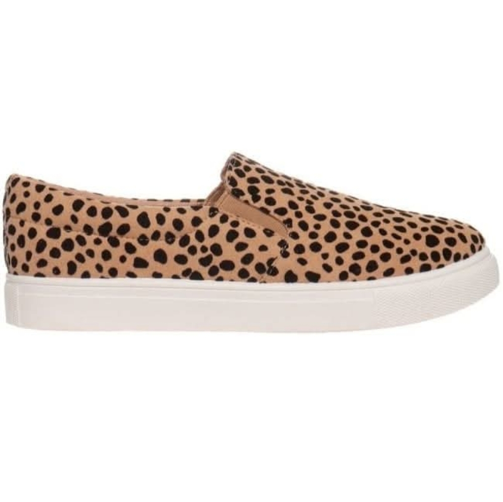 Leopard Print Slip-On Sneakers